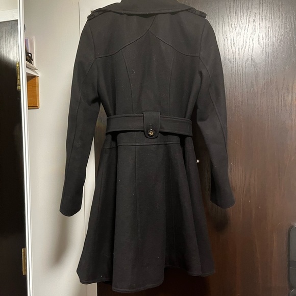 Black wool coat - Laundry size 2 - Picture 4 of 5
